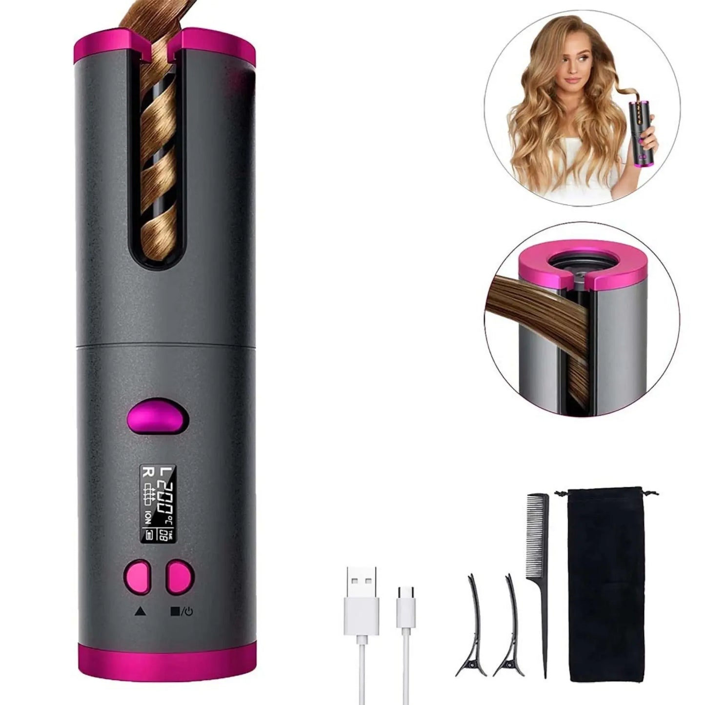 Fer à Boucler Automatique Sans Fil Ma boutique