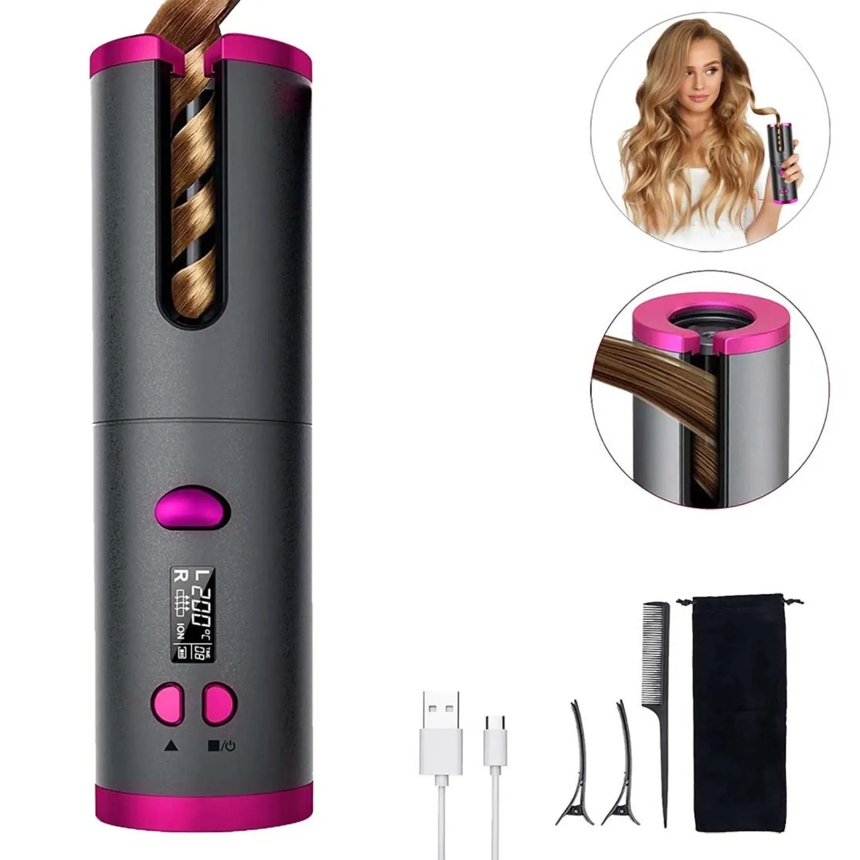 Fer à Boucler Automatique Sans Fil Ma boutique